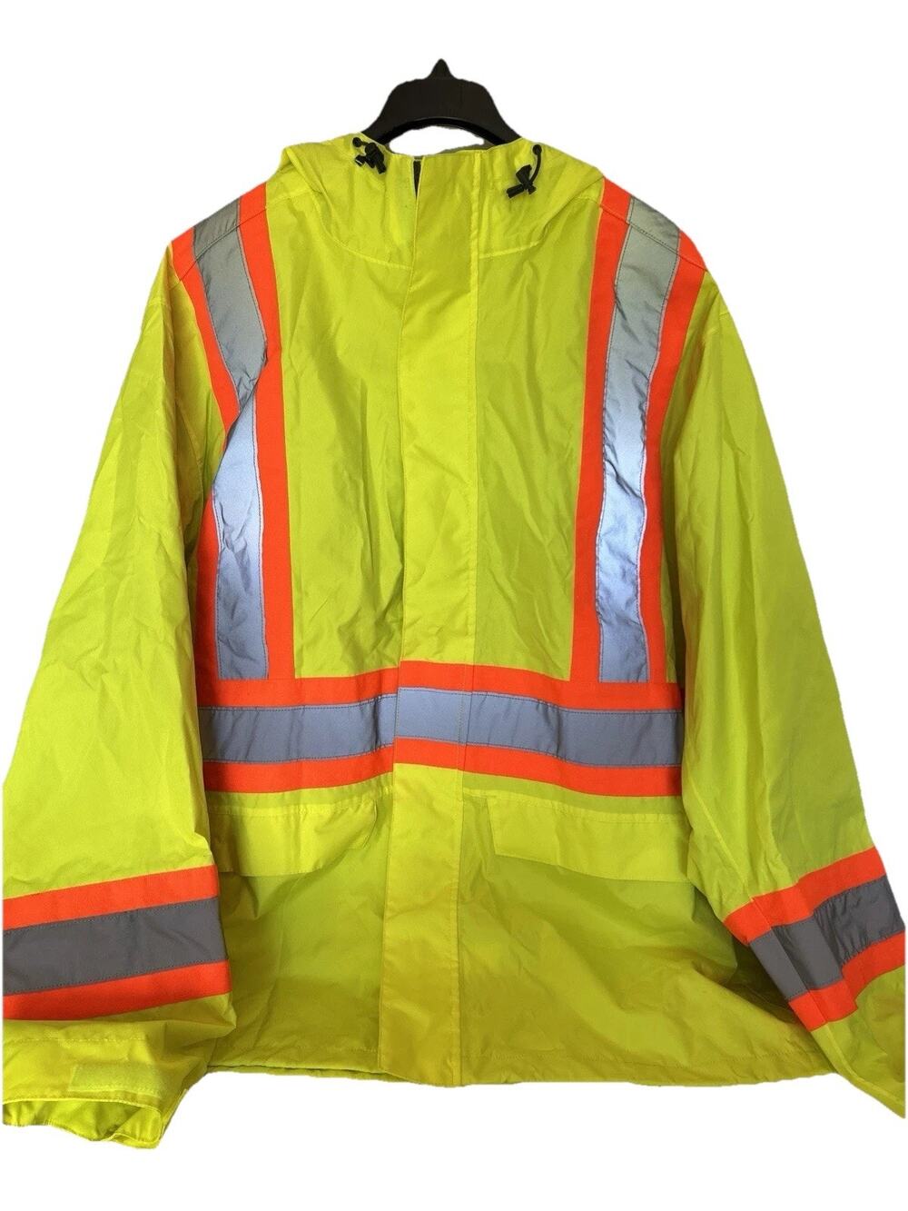 Helly Hansen HH Workwear Hi Vis Safety Jacket 4XL Yellow Reflective Const Coat